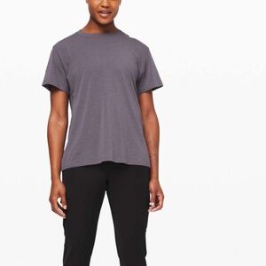 Lululemon All Yours Boyfriend Tee Sz 8 in Moonphase